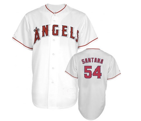 ERVIN SANTANA signed Angels jersey 