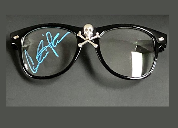 Charlie Sheen Signed Major League Replica Glasses (PSA COA