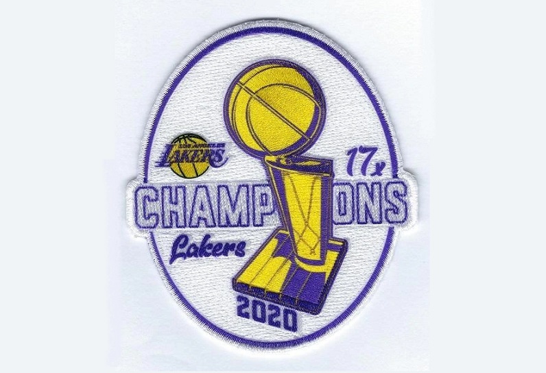 2020 Lakers 17x NBA Champions Patch – The OC Dugout