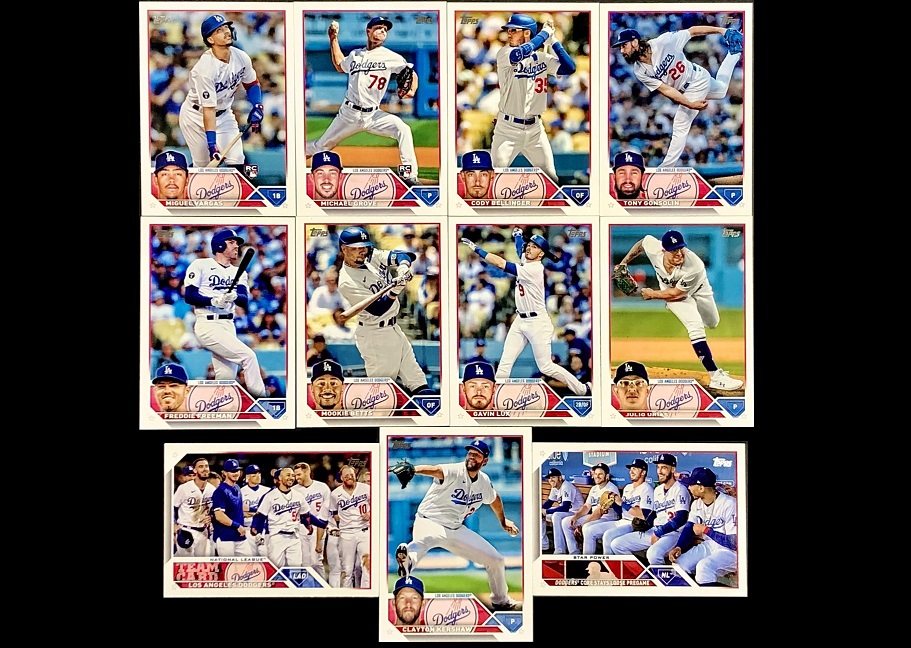 2023 Los Angeles Dodgers MLB Topps NOW® Road To Opening Day 11-Card Team  Set - PR: 749
