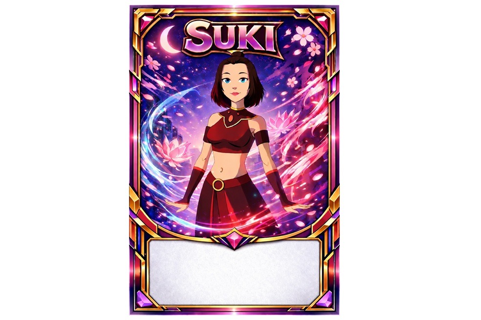 Jennie Kwan signed Avatar: Last Airbender trading card #2 w/ "Suki" inscription