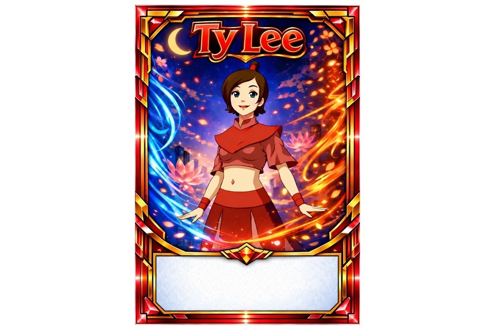 Olivia Hack signed Avatar: Last Airbender trading card w/ "Ty Lee" inscription